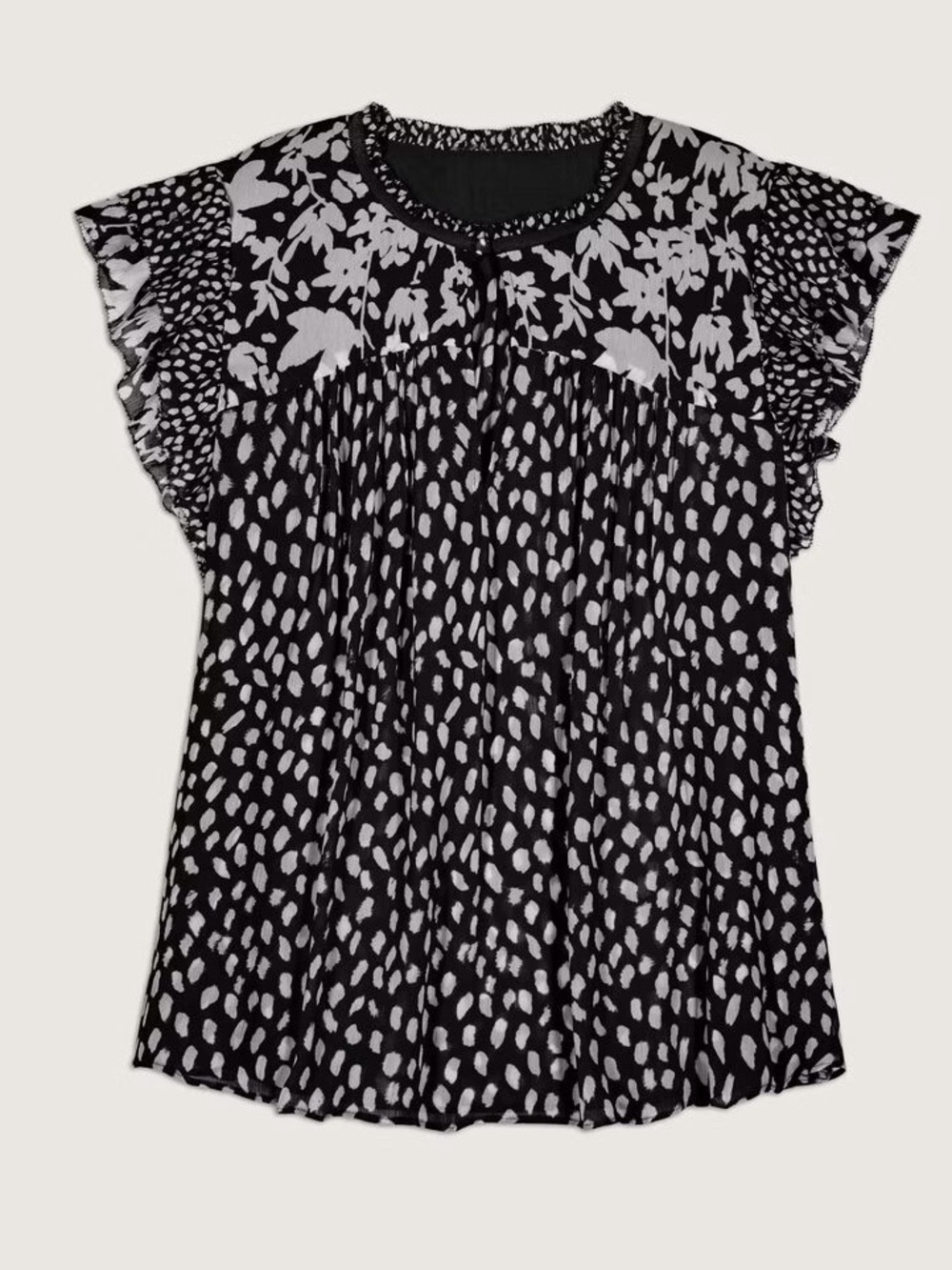 ba&sh Bronx Sheer Blouse size XS - Picture 2 of 9